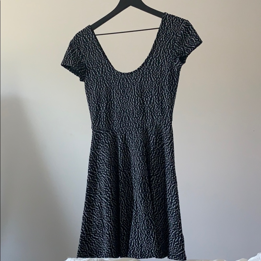 Black and white dress